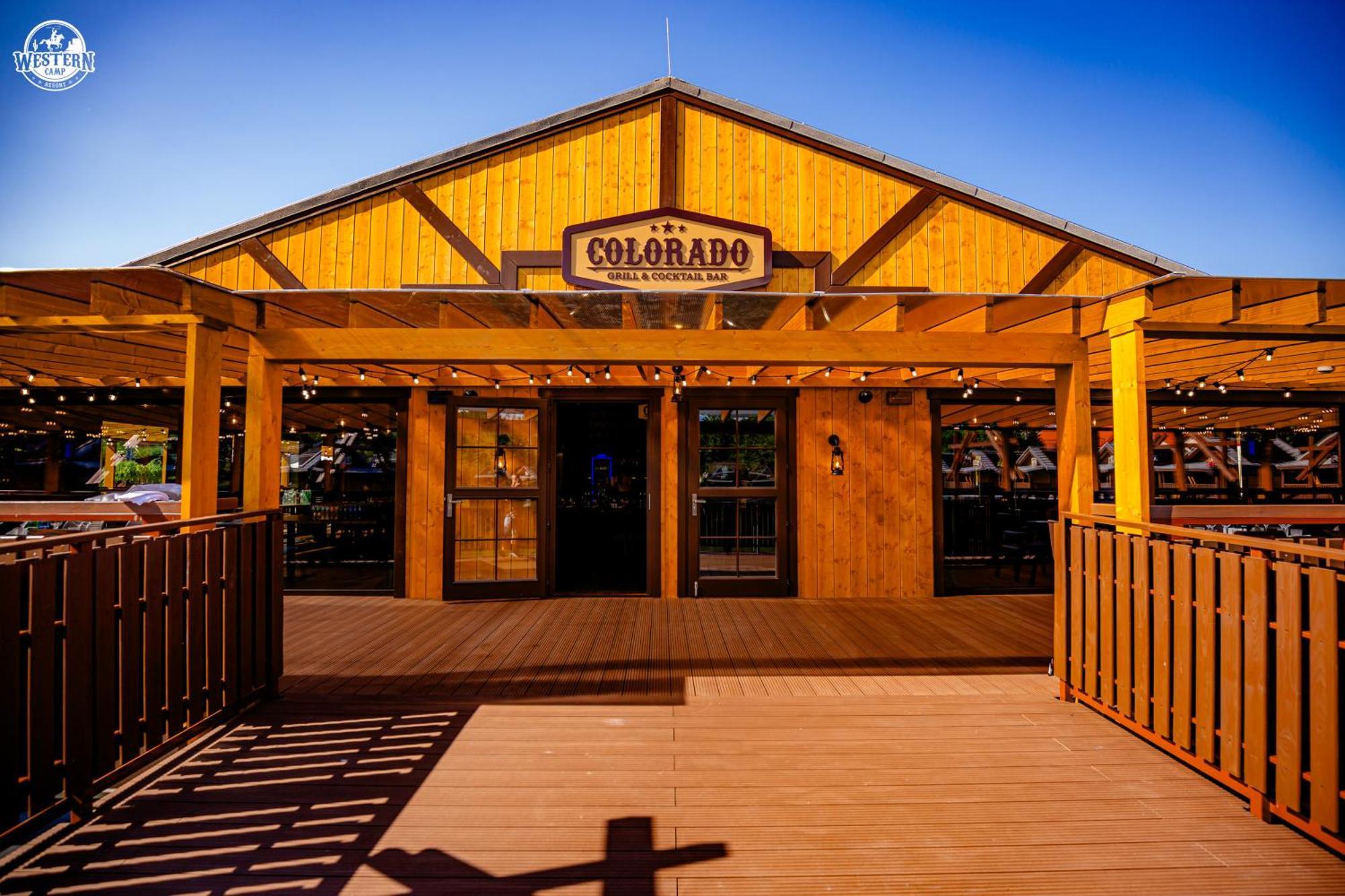 Western Camp Resort Zator Bagian luar foto